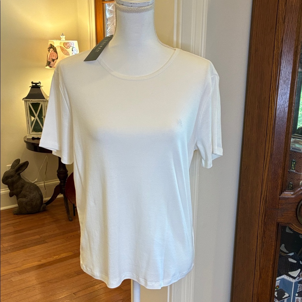 Ralph Lauren White Short Sleeve Tee